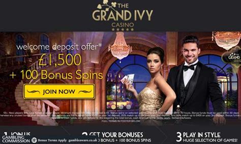 Grand Ivy Casino Welcome Bonus .